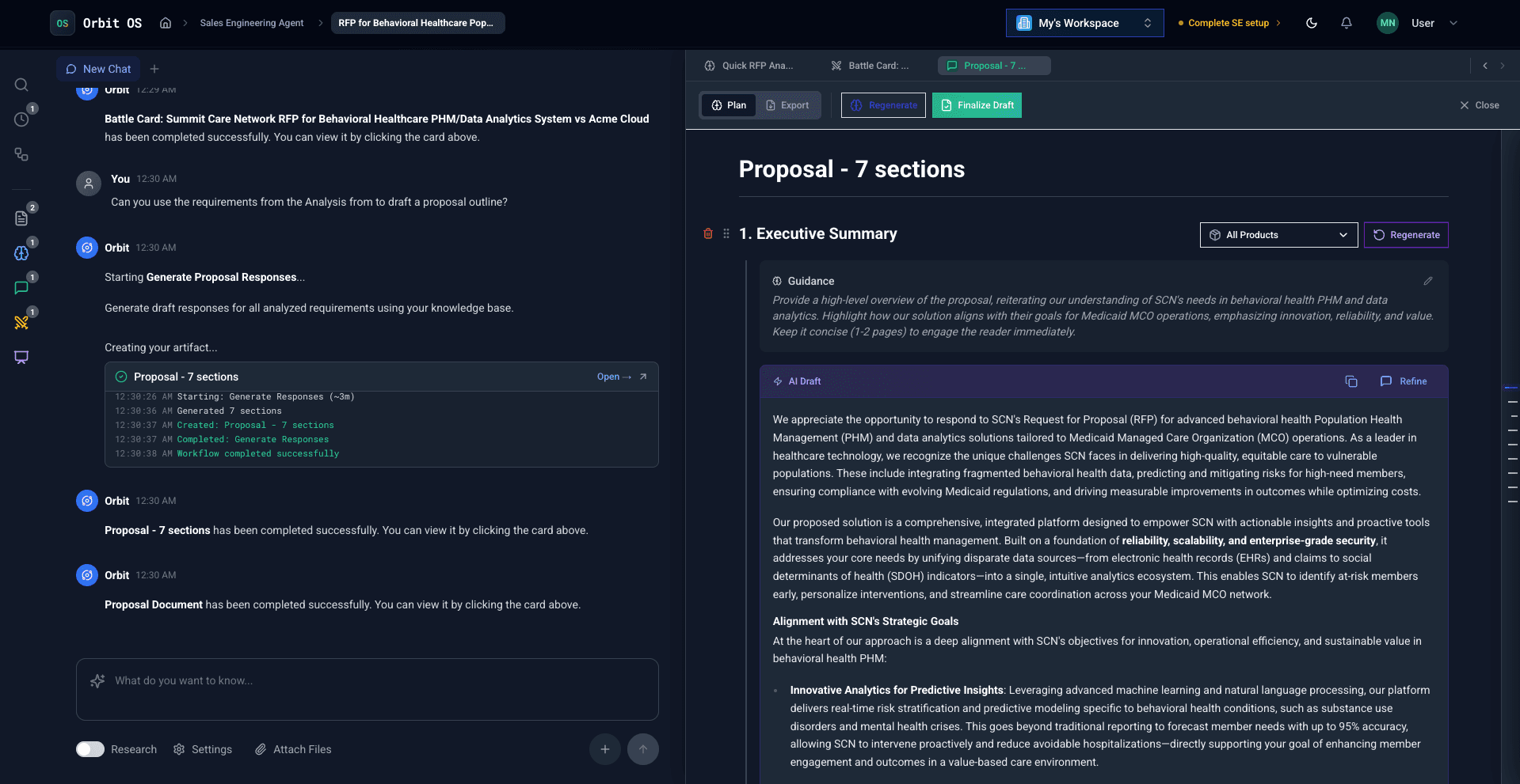 Proposal Draft Content